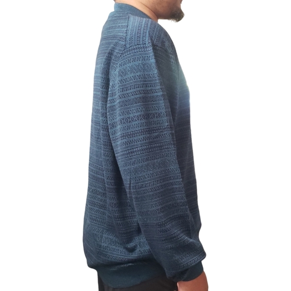 Cutter And Buck Men's Sweaters Monck Neck 1/4 Bottons Wool/ Acrylic 3XL Tall - Picture 3 of 8